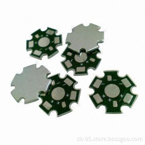 Single-sided aluminum board, copper finish thickness 35um and surface HASL LF for LED